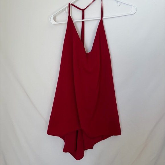 SHEIN Tops - SHEIN Red Backless Dress